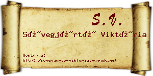 Sövegjártó Viktória névjegykártya